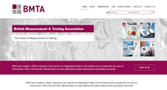 Desktop Screenshot of bmta.co.uk